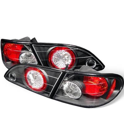 Spyder - Toyota Corolla Spyder Euro Style Taillights - Black - 111-TC98-BK