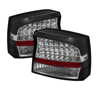 Spyder - Dodge Charger Spyder LED Taillights - Black - ALT-JH-DCH09-LED-BK