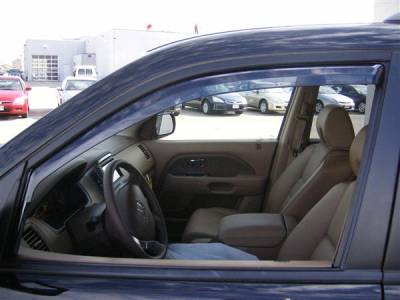 Putco - Honda Pilot Putco Element Tinted Window Visors - 580401