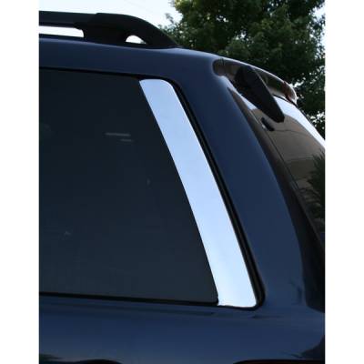 Omix - Omix Pillar Trim - Chrome - Pair - 13310-17
