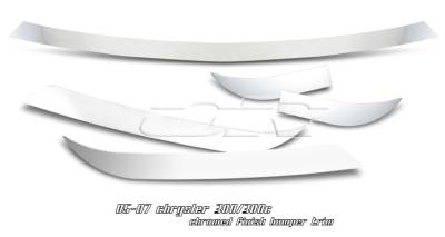 OptionRacing - Chrysler 300 Option Racing Bumper Trim - 73-16108