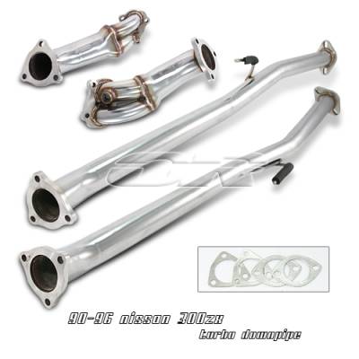 OptionRacing - Nissan 300Z Option Racing Racing Exhaust Downpipe - 40-36107
