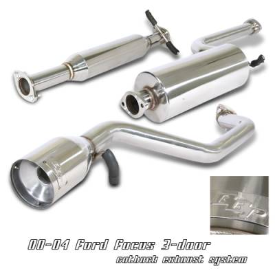 OptionRacing - Ford Focus Option Racing Cat-Back Exhaust - 41-18105