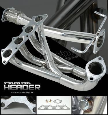 OptionRacing - Mitsubishi Lancer Option Racing Racing Exhaust Header - 43-35139