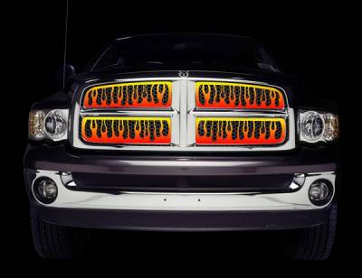 Ford F150 Putco Flaming Inferno Stainless Steel Grille - 4 Color - 89304