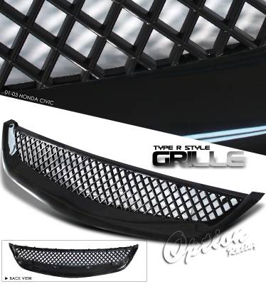 OptionRacing - Honda Civic Option Racing Type-R Sport Grille - 64-20180