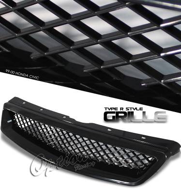 OptionRacing - Honda Civic Option Racing Type-R Sport Grille - 64-20182