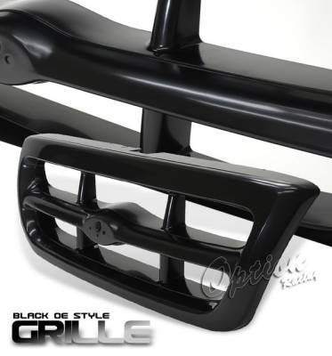 OptionRacing - Ford Ranger Option Racing Black Grille - OEM Style - 80-18108