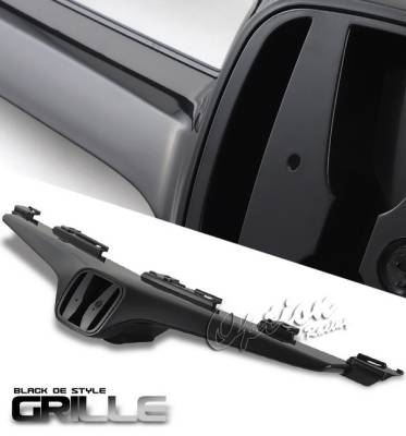 OptionRacing - Honda Accord 2DR Option Racing Black Grille - OEM Style - 80-20104