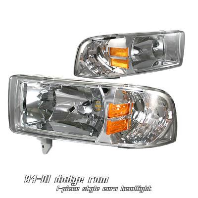 OptionRacing - Dodge Ram Option Racing Headlight - 10-17150