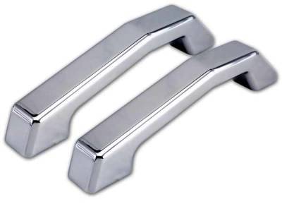Pro-One - Pro-One Smooth Chrome Billet Hood Handles - Pair - H20001SC