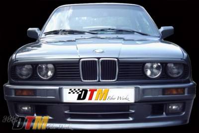 DTM Fiberwerkz - BMW 3 Series DTM Fiberwerkz Mtech II Style Front Bumper - E30-MTECH-II