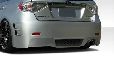 2008 subaru wrx hatchback rear bumper