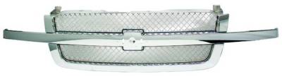 In Pro Carwear - Chevrolet Avalanche IPCW Chrome Grille - Smooth - 1PC - CWG-GR0407H0C