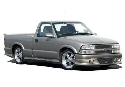 Wings West - Chevrolet S10 Wings West Custom Style Body Kit with Roll Pan - 890819