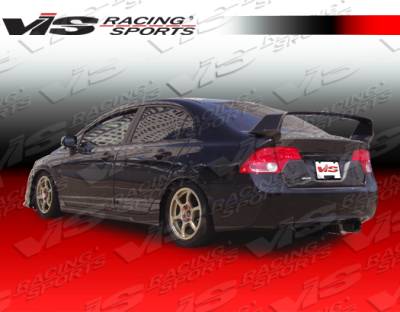 VIS Racing - Honda Civic 4DR VIS Racing Techno R Spoiler - 06HDCVC4DTNR-003