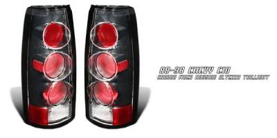 OptionRacing - Chevrolet C10 Option Racing Taillights - Carbon Fiber Altezza - 20-15107