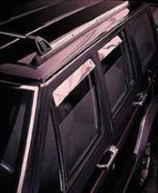 AVS - Ford F250 AVS Ventshade Deflector - Stainless - 4PC - 14075