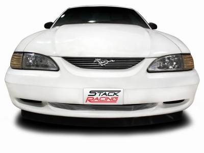 Stack Racing - Ford Mustang Stack Racing Billet Upper Grille with Pony Cutout - 17004