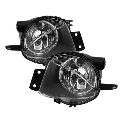 Spyder - BMW 3 Series Spyder Fog Lights - Black - FL-CH-BE9006-BK