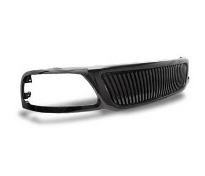 4CarOption - Ford Expedition 4CarOption Front Hood Grille - GRZV-F1509903-BK