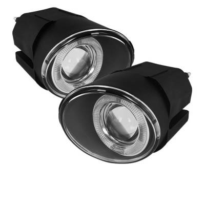 Spyder - Nissan Sentra Spyder Projector Fog Lights - Clear - FL-P-NM00-HL