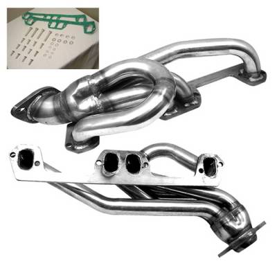 Spyder Auto - Dodge Durango Spyder Exhaust Header - Chrome - TS-HE-DR96-52L-C