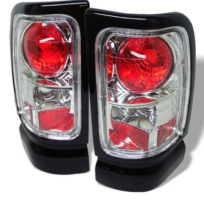 Spyder - Dodge Ram Spyder Euro Style Taillights - Chrome - 111-DRAM94-C