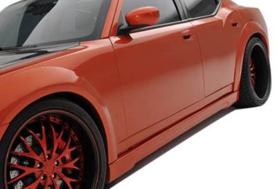 Couture - Dodge Charger Luxe Couture Urethane Side Skirts Wide Body Kit 104813