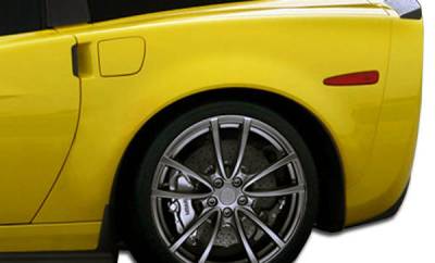Duraflex - Chevrolet Corvette Duraflex ZR Edition Rear Fenders - 2 Piece - 105775