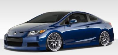 Duraflex - Honda Civic 2DR Duraflex Bisimoto Edition Body Kit - 4 Piece - 108099