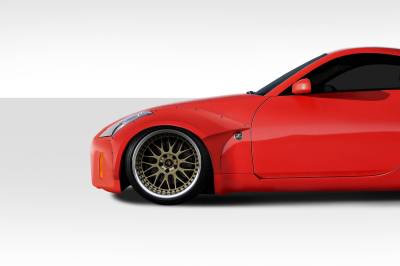 Duraflex - Nissan 350Z Circuit Duraflex 60mm Front Fender Flares 112591