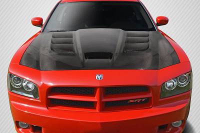 Carbon Creations - Dodge Charger Viper Look DriTech Carbon Fiber Body Kit- Hood 113115