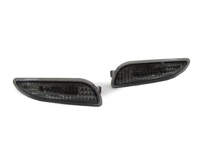 Depo - Mercedes W209 Clk-Class Crystal Smoke DEPO Bumper Light