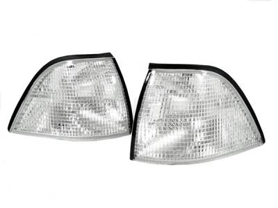Depo - BMW E36 2D/Cabrio DEPO Clear Corner Lights