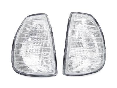 Depo - Mercedes W123 DEPO Clear Corner Lights Set