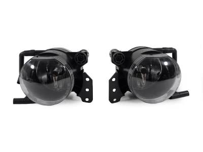 Depo - BMW E46 2D/Cabrio W/O Sport Am DEPO Fog Lights Set + Bulbs