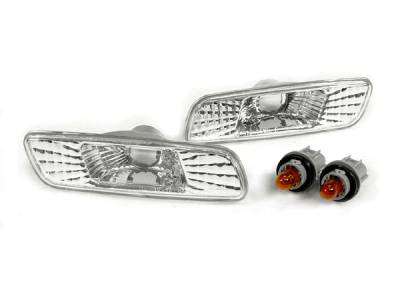 Depo - Lexus IS300 Crystal Clear Front DEPO Bumper DEPO Side Marker Light