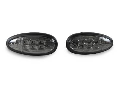 Depo - Mitsubishi Lancer EVO / 02-03 Lancer Smoke Amber Led DEPO Side Marker Lights