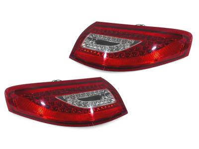 Depo - Porsche 911 (996 Chassis) Depo Red/Clear Led DEPO Tail Lights
