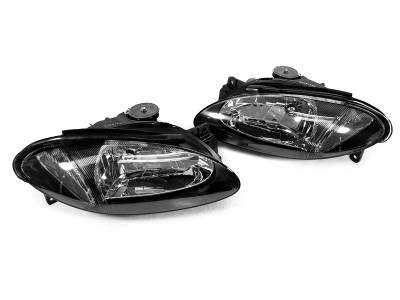 Depo - Ford Escort Zx2 Crystal Black Housing DEPO Headlight