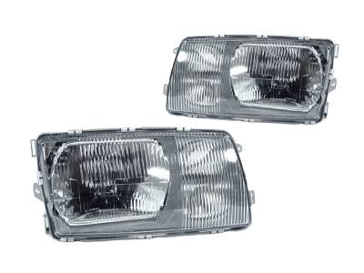 Depo - Mercedes W126 European DEPO Headlight - Set