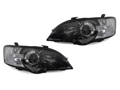 Depo - Subaru Legacy Clear Black Projector DEPO Headlight