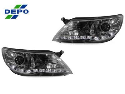 Depo - Volkswagen Tiguan Depo R8 Led Chrome Projector DEPO Headlight