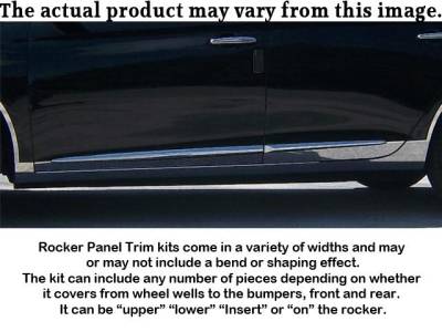 QAA - JEEP CHEROKEE 4dr QAA Stainless 8pcs Rocker Panel Trim TH17080