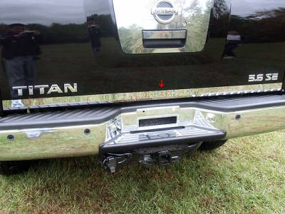 QAA - Fits Nissan TITAN 2/4dr QAA Stainless 1pcs Rear Deck Accent RD24520