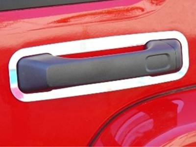 QAA - HUMMER H3 4dr QAA Stainless 5pcs Door Handle Accent HV46314