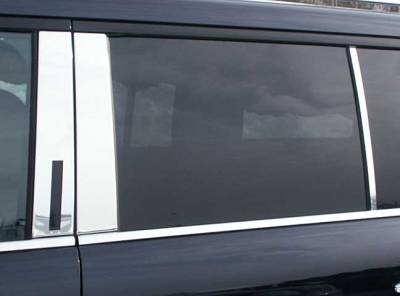 QAA - FORD FLEX 4dr QAA Stainless 6pcs Pillar Trim PP49341