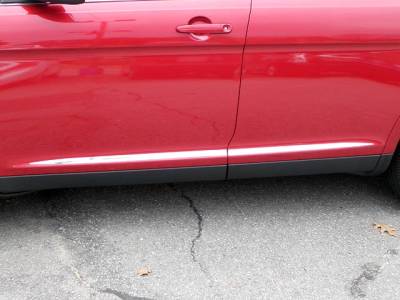 QAA - FORD TAURUS 4dr QAA Stainless 4pcs Molding Insert MI50490