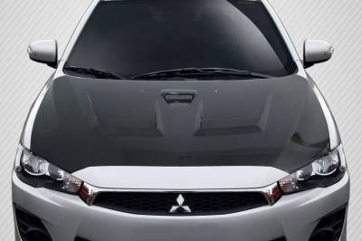 Carbon Creations - Mitsubishi Lancer D Spec Carbon Fiber Creations Body Kit- Hood 114384
